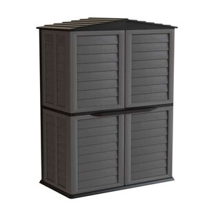 ARTPLAST Ιταλίας Αποθήκη Κήπου Βαρέως Τύπου Πλαστική 1.25m² 151x83x200cm 52kg 2000 Lt GARDEN SHED BASIC Γκρι - Ανθρακί