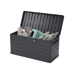 ARTPLAST Ιταλίας Μπαούλο 118,5x52x57 350lt Αποθήκευσης Πλαστικό Ανθρακί