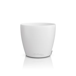 LECHUZA Cachepot Deco 14 Επιτραπέζια Γλάστρα Ø15x14cm Λευκή Γερμανίας