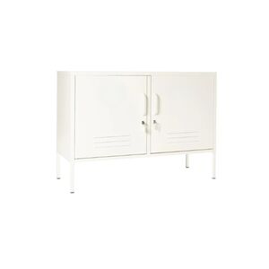 STEELEN COLOR Μεταλλικός  Μπουφές 100x40x70cm Πάχους 0.4mm Εσωτερικού Χώρου με Πόδια Signal Cotton White