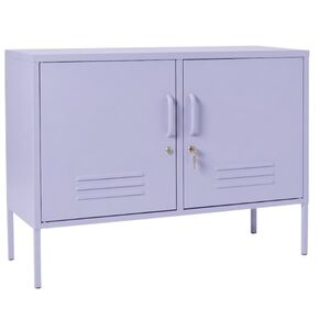 STEELEN COLOR Metal Sideboard 100x40x70cm 0.4mm Thickness Interior with Lilac