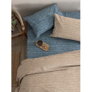 Palamaiki Σετ Μονά Σεντόνια Fashion Life 170x265 FL6301 Με Λάστιχο Μπλε