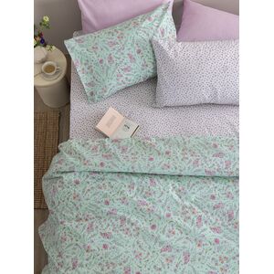 Palamaiki Σετ Υπέρδιπλα Σεντόνια Fashion Life 240x265 FL6304 Χωρίς Λάστιχο Μωβ