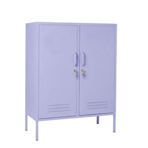STEELEN COLOR Μεταλλική Ντουλάπα 80x40x90cm Πάχους 0.4mm Εσωτερικού Χώρου με Πόδια Lilac
