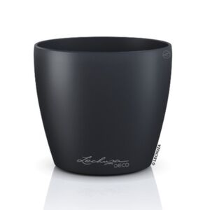 LECHUZA Cachepot Deco 35 Επιτραπέζια Γλάστρα Ø35x33cm Ανθρακί Γερμανίας