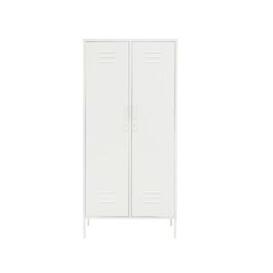 STEELEN COLOR Μεταλλική Ντουλάπα 90x55x190cm Πάχους 0.7mm Εσωτερικού Χώρου με Πόδια Cotton White