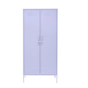 STEELEN COLOR Μεταλλική Ντουλάπα 90x55x190cm Πάχους 0.4mm Εσωτερικού Χώρου με Πόδια Lilac