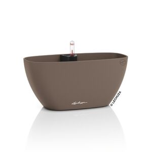 LECHUZA Navio Color 10 Επιτραπέζια Γλάστρα 29x14x14cm Αυτοποτιζόμενη με Δοχείο Φύτευσης Nutmeg Γερμανίας