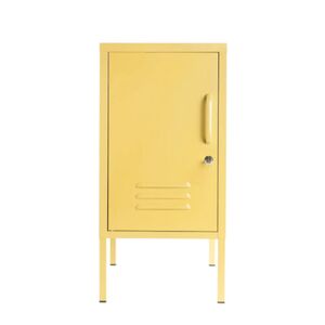 STEELEN COLOR Metal Wardrobe 40x45x50cm 0.4mm Thickness Interior with Butter Yellow