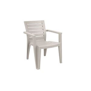 TOOMAX MAREA Καρέκλα Κήπου Στοιβαζόμενη 58.5x61.5x79cm Βάρος 4.03kg Όψη Φυσικού Ξύλου Warm GREY Ιταλίας