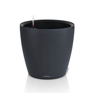 LECHUZA Classico Color LS 50 Επιτραπέζια Γλάστρα Ø49x46cm Αυτοποτιζόμενη με Δοχείο Φύτευσης Ανθρακί Ματ Γερμανίας