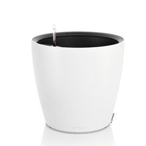LECHUZA Classico Color LS 50 Επιτραπέζια Γλάστρα Ø49x46cm Αυτοποτιζόμενη με Δοχείο Φύτευσης Λευκή Ματ Γερμανίας