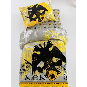 Palamaiki Σετ Μονά Σεντόνια Aek 1924 170x260 Aek9 Με Λάστιχο