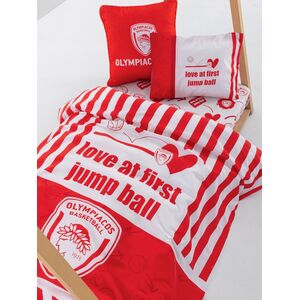 Palamaiki Σετ Σεντόνια Κούνιας Olympiacos B.C. 130x170 BC9