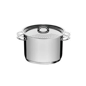 TRAMONTINA Κατσαρόλα Ζυμαρικών Solar Induction Ø24x21.6cm 7.7L Ανοξείδωτο Ατσάλι με Τριπλή Βάση & Καπάκι Στραγγίσματος 2.4kg