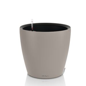 LECHUZA Classico Color LS 50 Επιτραπέζια Γλάστρα Ø49x46cm Αυτοποτιζόμενη με Δοχείο Φύτευσης Sand Brown Ματ Γερμανίας