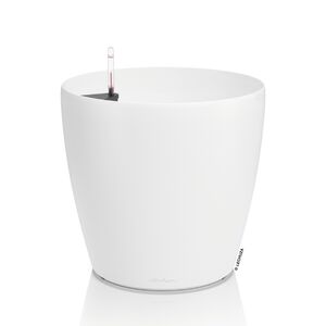 LECHUZA Classico 50 Επιδαπέδια Γλάστρα Ø50x46cm Αυτοποτιζόμενη Λευκή Γερμανίας