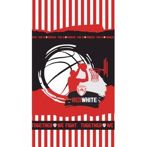 Palamaiki Πετσέτα Θαλάσσης Beach Collection 90x160 NM OLYMPIACOS/2 Κόκκινο