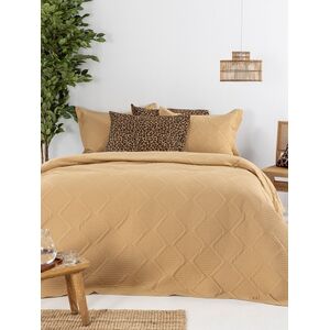 Palamaiki Κουβερλί υπέρδιπλο 220x240 SAM LATTE Καφέ