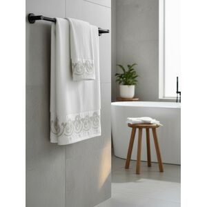 Palamaiki Σετ Πετσέτες Towels Collection MAIRA WHITE Λευκό