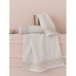 Palamaiki Σετ Πετσέτες Towels Collection MAIRA CREAM Εκρού