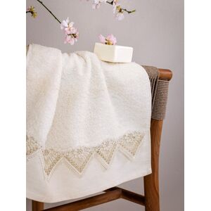 Palamaiki Σετ Πετσέτες Towels Collection PENTE CREAM Εκρού