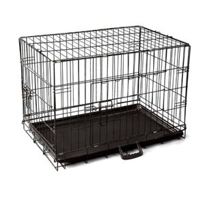 VESTA Συρμάτινο Κλουβί Περιορισμού και Περίφραξης Crate XSmall 52.5x36.5x42cm 3.3kg Μεταλλικό - Πλαστικό Μαύρο
