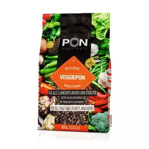 LECHUZA-VEGGIEPON Υπόστρωμα Λαχανικών 12lt για Γλάστρες Lechuza