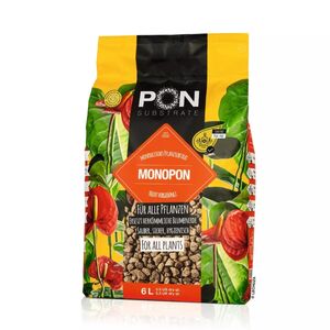 LECHUZA MONOPON Υπόστρωμα Φύτευσης 6lt Γενικής Χρήσης με Ελαφρόπετρα για όλα τα Φυτά και τις Γλάστρες