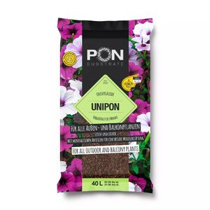 LECHUZA UNIPON Υπόστρωμα Φύτευσης 40lt με Λίπασμα για Φυτά Εξωτερικού Χώρου και Κήπου για Γλάστρες Lechuza