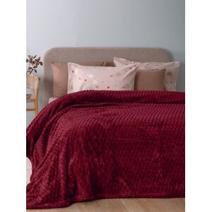 Palamaiki Κουβέρτα Fleece 220x240 ASTER WINE Μπορντό