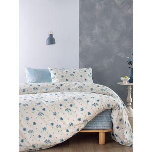 Palamaiki Σετ Παπλωματοθήκη Υπέρδιπλη Fashion Life 230x250 FL6314 Μπλε