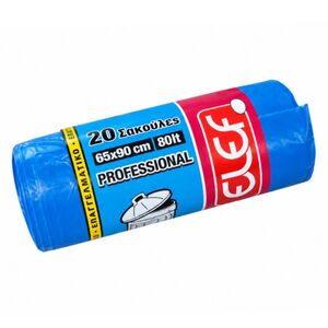 Elef ΕΚ4 Σακούλες Απορριμμάτων Professional 65x90cm 80lt (20τεμ)