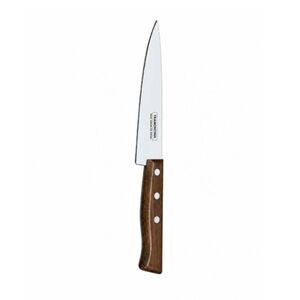 TRAMONTINA Traditional Μαχαίρι Κρέατος με Λεία Λεπίδα 17.8cm και Ξύλινη Χειρολαβή