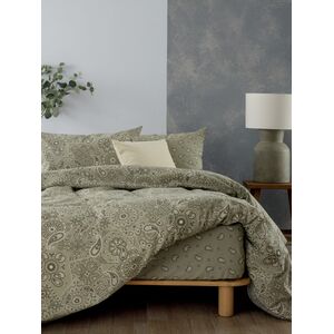 Palamaiki Σετ Παπλωματοθήκη Υπέρδιπλη Fashion Life 230x250 FL6318 Πράσινο