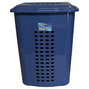 Καλάθι Απλύτων 52lt 43x36x55cm Πλαστικό Μπλε
