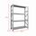Metalsistem Dexion Γαλβανιζέ Ραφιέρα 120x32x200cm Αντοχή 180kg / Ράφι με 4 Ράφια