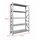 Metalsistem Dexion Γαλβανιζέ Ραφιέρα 120x40x200cm Αντοχή 180kg / Ράφι με 5 Ράφια