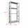 Metalsistem Dexion Γαλβανιζέ Ραφιέρα 90x40x200cm Αντοχή 195kg / Ράφι με 4 Ράφια