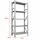 Metalsistem Dexion Γαλβανιζέ Ραφιέρα 90x40x250cm Αντοχή 195kg / Ράφι με 5 Ράφια