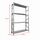 Metalsistem Dexion Γαλβανιζέ Ραφιέρα 150x40x250cm Αντοχή 160kg / Ράφι με 4 Ράφια