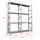 Metalsistem Dexion Γαλβανιζέ Ραφιέρα 180x32x250cm Αντοχή 195kg / Ράφι με 8 Ράφια Max Αντοχή 1560kg