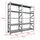 Metalsistem Dexion Γαλβανιζέ Ραφιέρα 210x32x200cm Αντοχή 160kg / Ράφι με 10 Ράφια Max Αντοχή 1600kg
