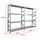 Metalsistem Dexion Γαλβανιζέ Ραφιέρα 240x32x200cm Αντοχή 160kg / Ράφι με 8 Ράφια Max Αντοχή 1280kg