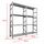 Metalsistem Dexion Γαλβανιζέ Ραφιέρα 240x32x250cm Αντοχή 160kg / Ράφι με 8 Ράφια Max Αντοχή 1280kg