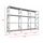 Metalsistem Dexion Γαλβανιζέ Ραφιέρα 270x32x250cm Αντοχή 195kg / Ράφι με 12 Ράφια Max Αντοχή 2340kg