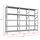 Metalsistem Dexion Γαλβανιζέ Ραφιέρα 270x32x250cm Αντοχή 195kg / Ράφι με 21 Ράφια Max Αντοχή 4095kg