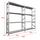 Metalsistem Dexion Γαλβανιζέ Ραφιέρα 300x32x250cm Αντοχή 170kg / Ράφι με 8 Ράφια Max Αντοχή 1360kg