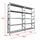 Metalsistem Dexion Γαλβανιζέ Ραφιέρα 300x32x250cm Αντοχή 170kg / Ράφι με 12 Ράφια Max Αντοχή 2040kg