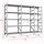 Metalsistem Dexion Γαλβανιζέ Ραφιέρα 330x32x200cm Αντοχή 160kg / Ράφι με 18 Ράφια Max Αντοχή 2880kg